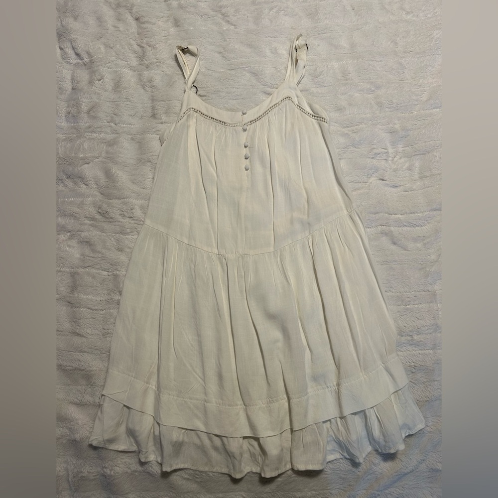 WHITE TARGET DRESS